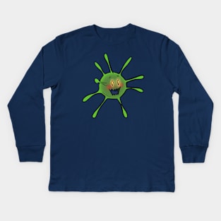 Happy Nocturnal Virus Kids Long Sleeve T-Shirt